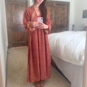 Natalie Martin Fiore maxi dress- Sand dollar rust